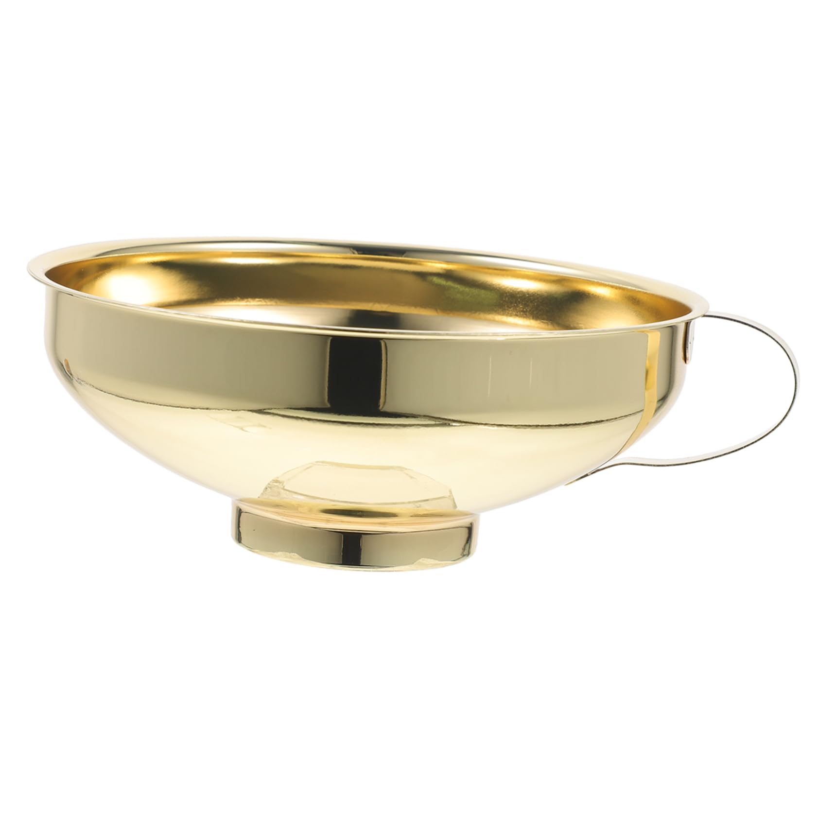 Cabilock 5 Piezas Embudo Herramienta Dosificadora De Liquidos Aparato De Cocina Accesorios y Suministros Para Tarros De Albañil Suministros De Cocina Golden Acero Inoxidable 430