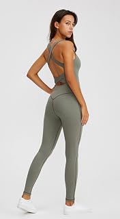 YHWW Yoga clothes,One Piece Yoga Jumpsuits Gym Workout Sets With Chest Pads Sexy Hollow Out Fitness Bodysuits Sportswear Women Sports Tracksuits