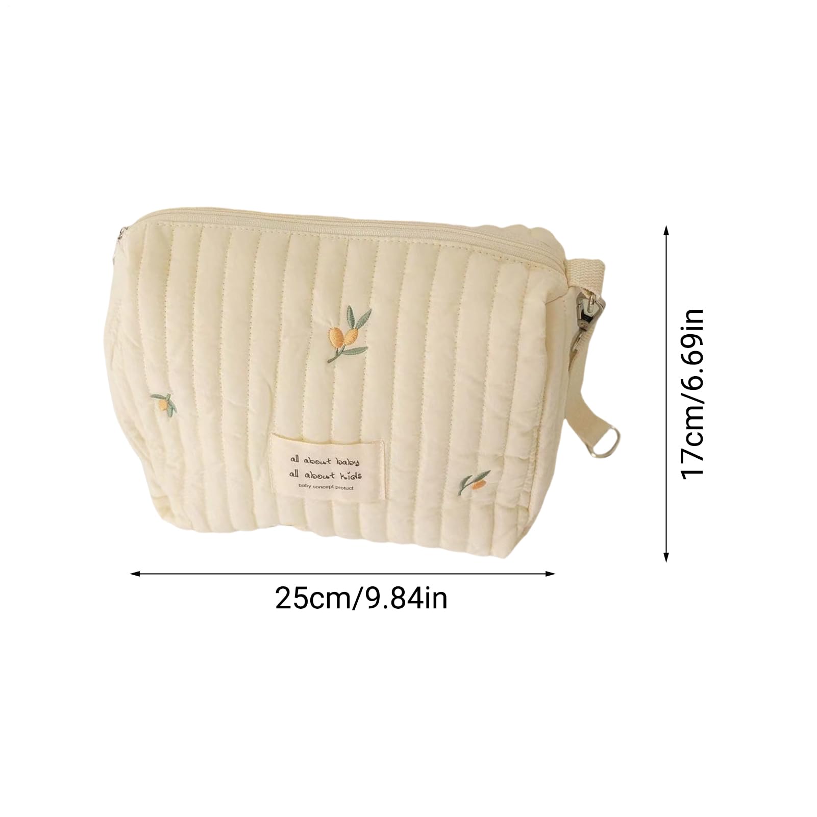 Generico Borsa Da Viaggio Per Passeggino | Borsa Da Viaggio Per Passeggino,Borsa con Zip Grande Capacità per Biberon Salviette Telefono Chiavi e Accessori Pulizia