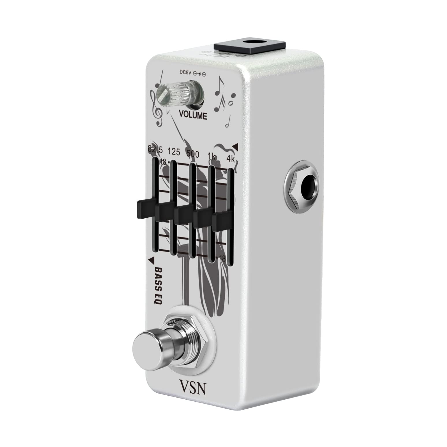 Amazon.com: VSN Bass EQ Pedal, 5-Band EQ Pedal Electric Bass