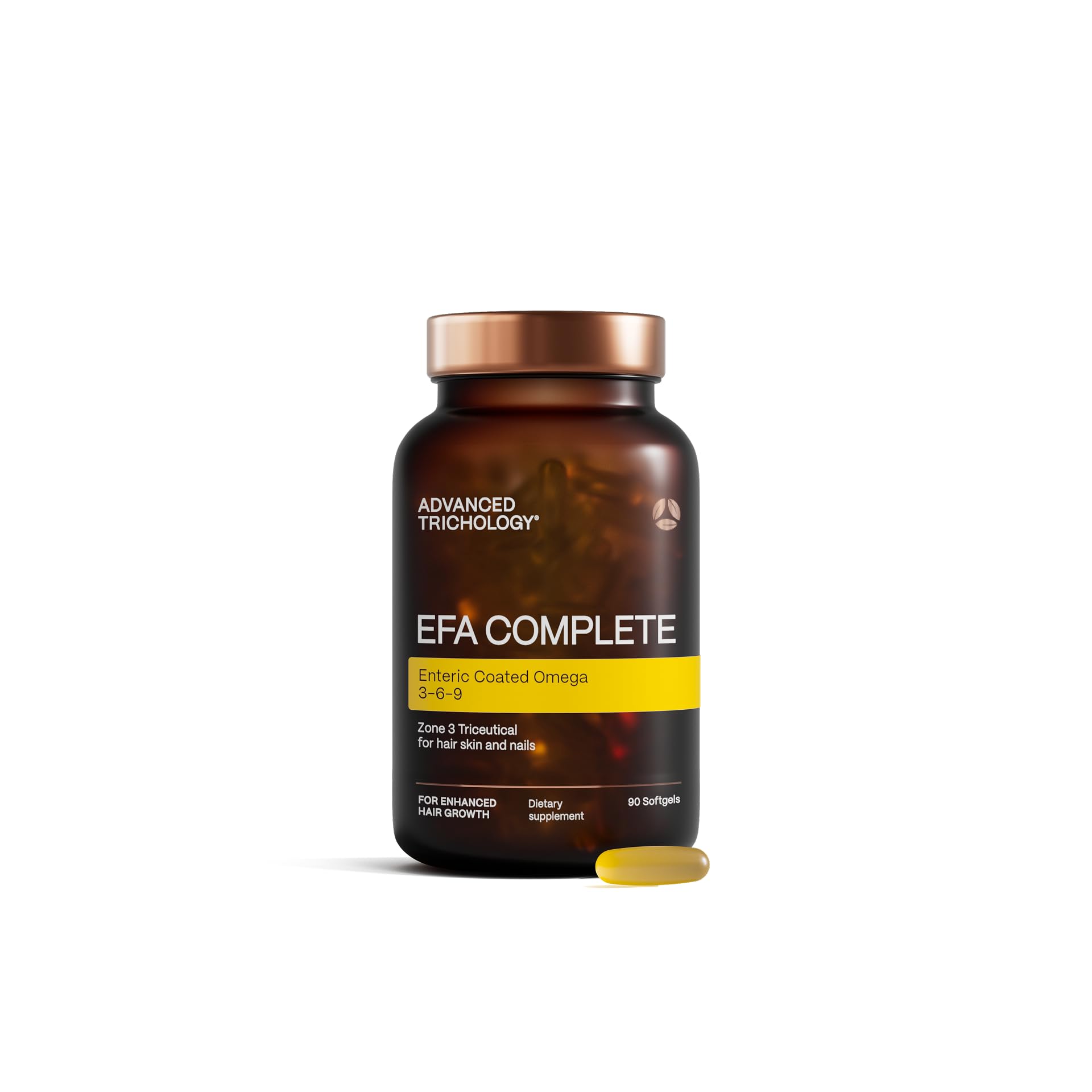 EFA Complete with Optimal Omega 3 6 9 Levels of Potency Flax Oil, Fish Oil, Borage Oil, and Evening Primrose Oil 800mgs (90count) 3rd Party Tested - High in GLA and 369 Omegas 90 Count (Pack of 1)