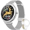 NAIXUES Smartwatch Vrouw, IP68 Waterdicht Smart Watch, Smart Activity Armband met Slaapmonitor Hartslagmeter Stappenteller Calorieteller voor Android iOS