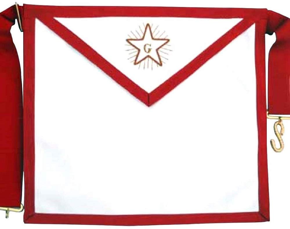 Masonic Scottish Rite AASR Fellowcraft Leather Apron