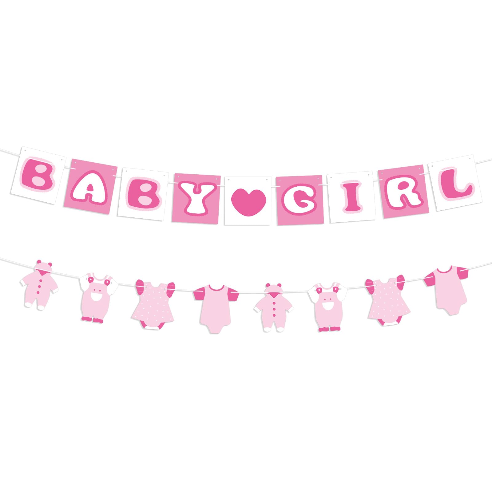 2pcs Baby Shower Banner