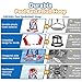 Pool Basketball Hoop Floating Toys: Stable on Water & Easy Set Up - Floating Basketball Hoop Includes 3 Balls and Pump, Toy Games Fits Family Party Backyard Kids Adults Ages 3-12