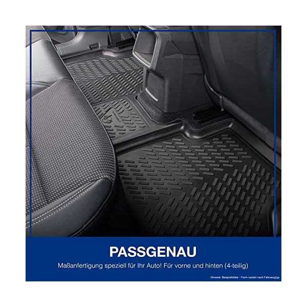 ELMASLINE 3D Gummimatten & Kofferraumwanne Set fÃ¼r Dacia Spring 2021-2025 | FuÃmatten ZubehÃ¶r – Bild 7