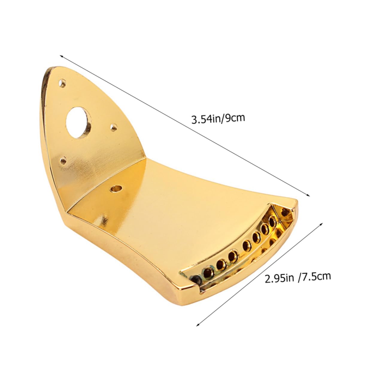 ibasenice 4zestawy Metalowy Element Tylni Do Mandoliny Strunowej z Usuwalnym Pokryciem Niezbędny Akcesorium Do Utrzymania Instrumentu Muzycznego