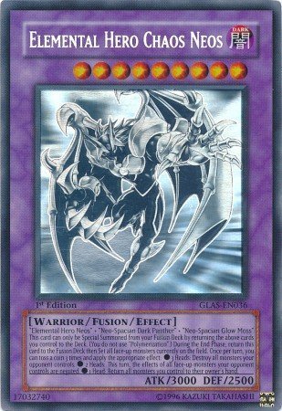 YuGiOh GX Gladiator's Assault Single Card Elemental Hero Chaos Neos GLAS-EN03...