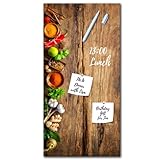 Hochwertiges Memo Board aus Glas