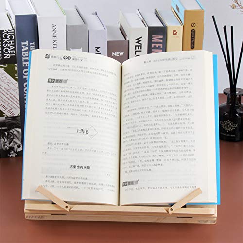Soporte de madera para libros de cocina: lee tus recetas sin usar las manos 6