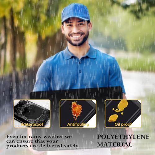 Image of Metronic Large Poly Mailers 17.7x22 inch 500 Pack,Shipping Bags for Clothes,Strong Self Adhesive Shipping Envelopes for Small Business,Waterproof Mailing Envelopes Bulk for Packaging Black
