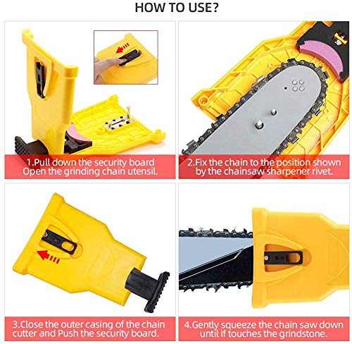 image for AAA decor Chainsaw Sharpener Portable Chain Saw Blade Teeth Sharpener 