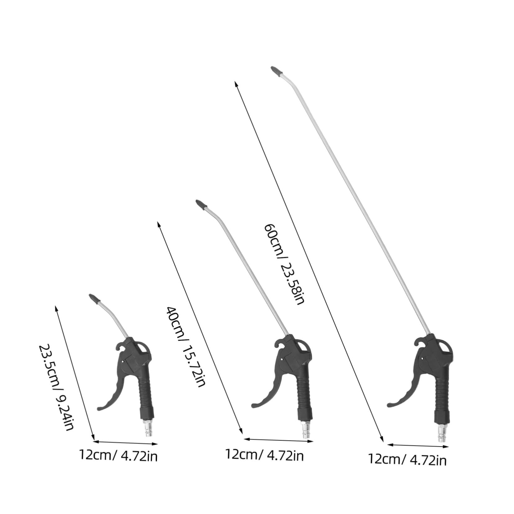 ABOOFAN Car Detailing Tool Set 3pcs Air Blower Easy Replacement for Long-Lasting Use