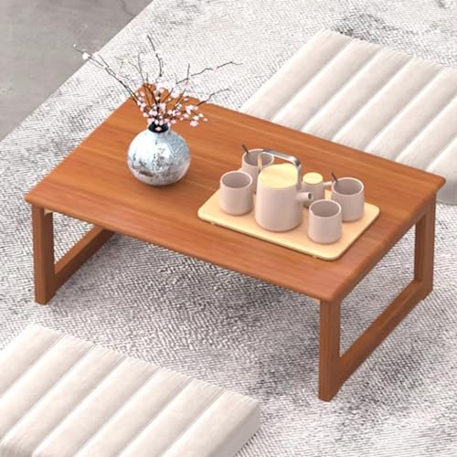 Table de méditation tatami pliante en bois pour rituel thé zen
