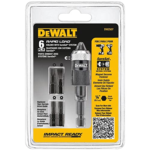 DeWalt DW2507 Compact Rapid Load Set, 6-Piece  