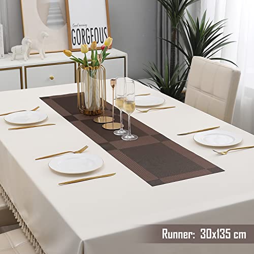 Image of HOKIPO Runner for Dinner and Coffee Table, 30x135 cm (AR4126)