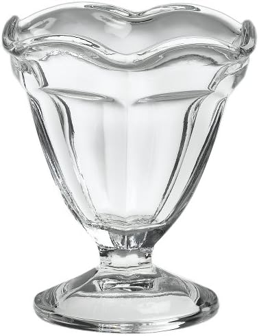 Anchor Hocking 4.5-Ounce Footed Glass Sherbet Bowls, Set of 12 -