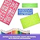 Schablonen Buchstaben Buchstabenschablonen Klein Zufällige Farbe Zeichenschablone Buchstaben Zahlen Schablone Groß für DIY