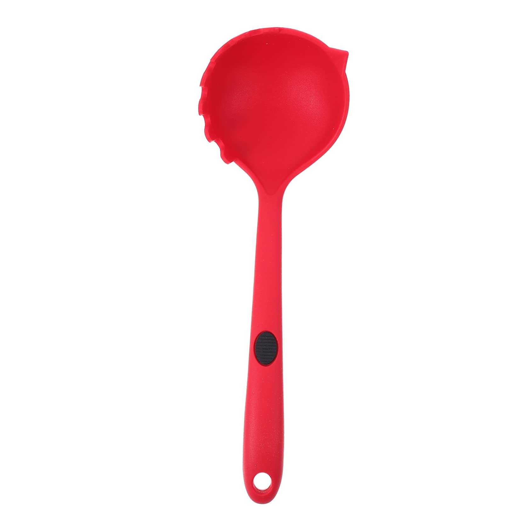 Amosfun 2st Nudellöffel Nudeln in Lebensmittelqualität -server-utensilien Spaghettiheber Spaghettikelle Nudelkelle Löffel Kochutensilien Für Die Küche Nudelfilter Rot Kieselgel