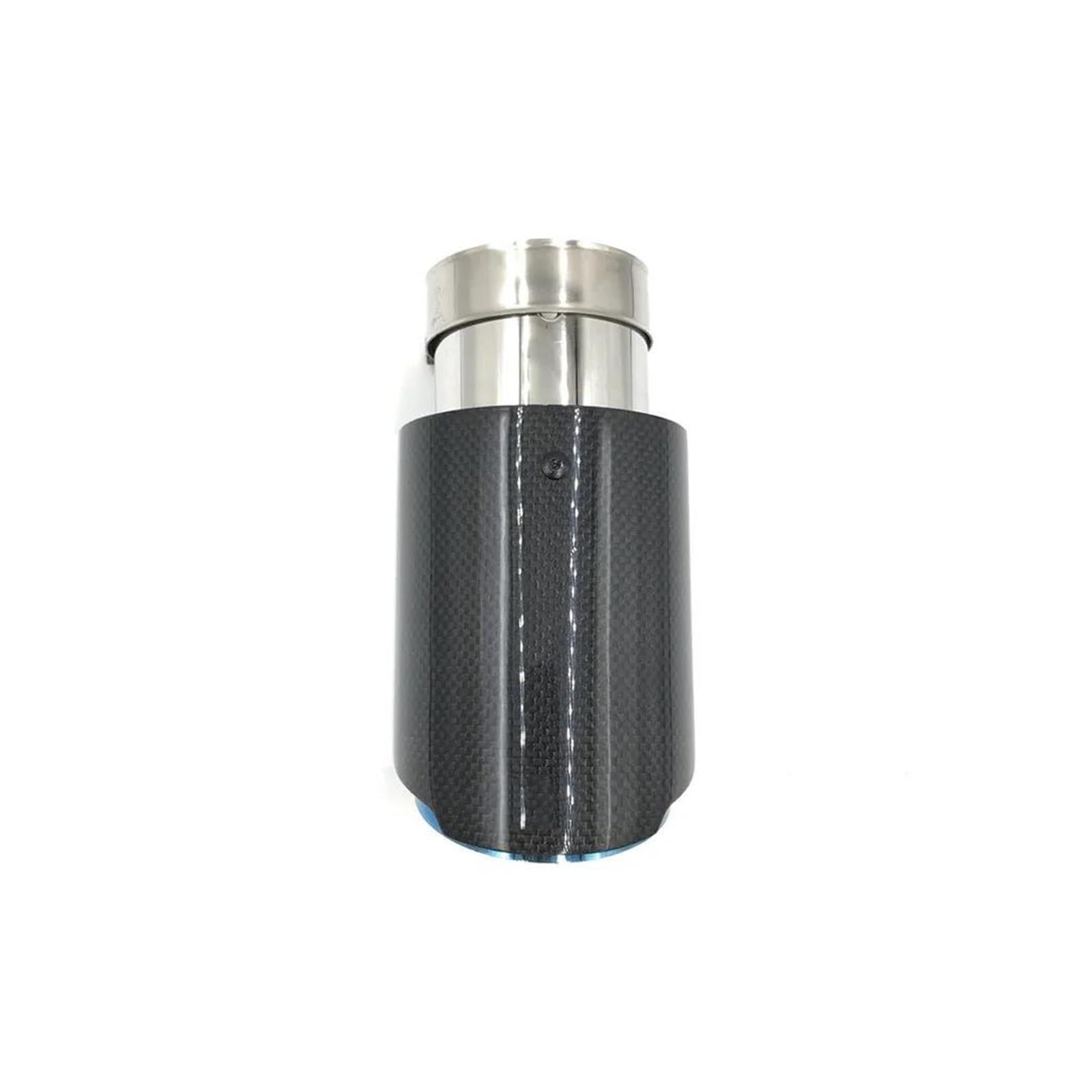 Tuyaux D'échappement Embout Silencieux Fiber Carbone Mat Pour Voiture Système D'échappement Buse Silencieux Universelle Droite Acier Inoxydable Et Argent Embout Échappement