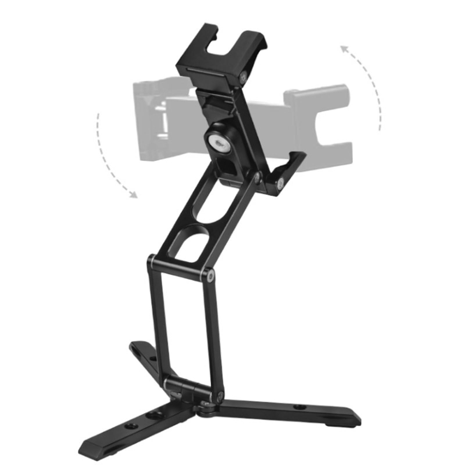 Supporto per Telefono Metallo Pieghevole Treppiede Con 1/4 "3/8" Rilascio Rapido Per Fotografia Smiscelato Verticale Orizzontale Treppiede Telefono