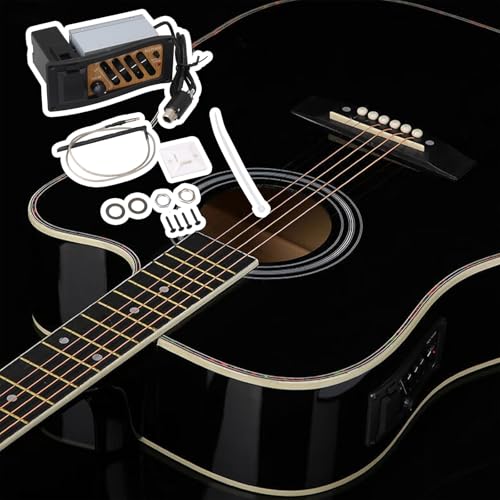 Ecualizador de 4 bandas para guitarras acústicas y de caja, con instalación preconectada y accesorios incluidos miniatura 2