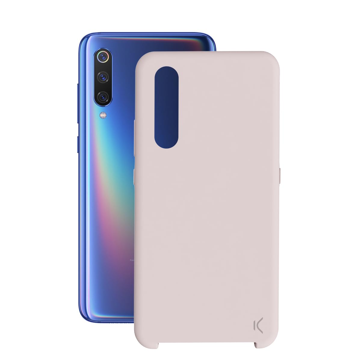 KSIX smart your tech Case for Xiaomi MI 9, Semi-Rigid, Pink