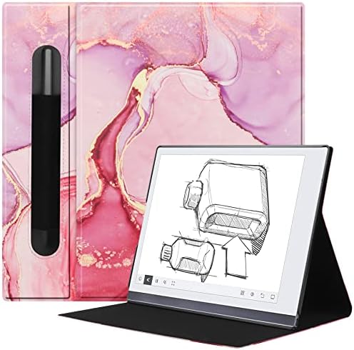 VOVIPO Ultra Slim Book Folio Leather Case With Stand and P-Pocket For Remarkable 2 10.3 2020 Released Digital Paper
