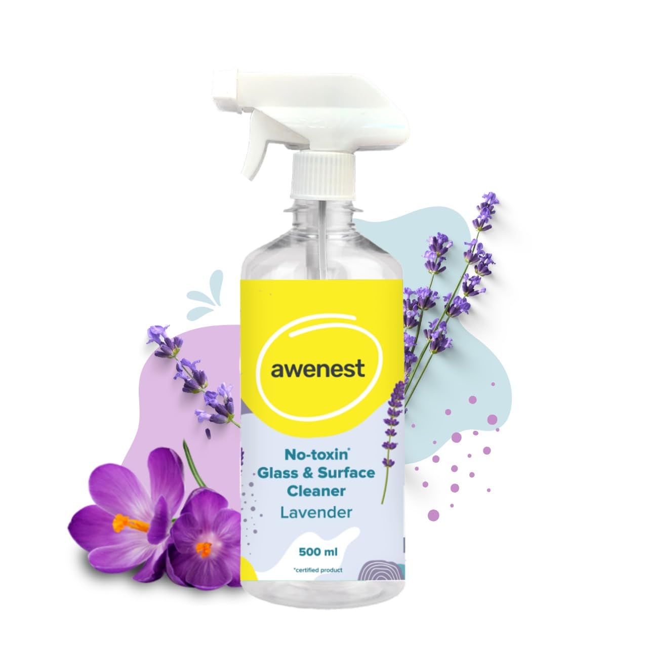 awenest Plant Based Glass and Multipurpose Cleaner Concentrate Refill with Sea Salt & Lavender | All Purpose Cleaner for Glass, Bathroom, Kitchen | Stain Remover | Organic | Eco-Friendly (500ml) (B0C8V83T9X) Amazon Price History, Amazon Price Tracker