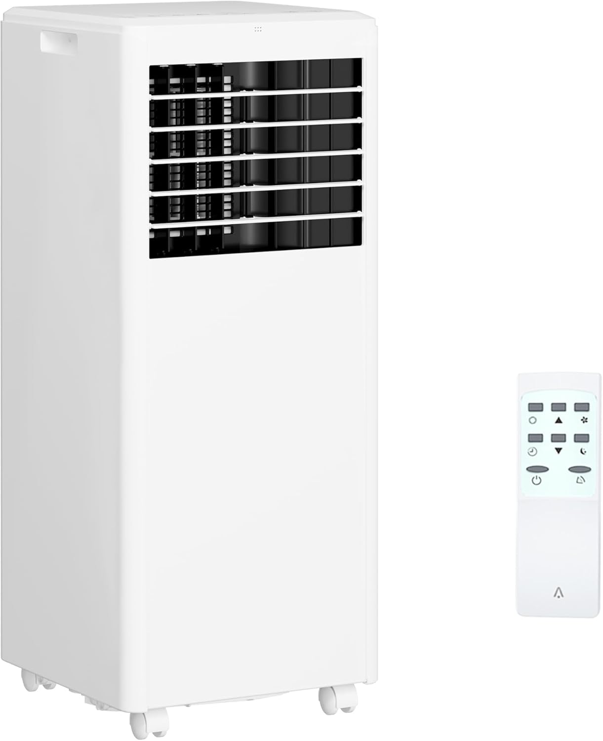 Portable 8000 BTU Air Conditioner with Dehumidifier & Fan – Cools Rooms Up to 300 Sq.Ft, Includes Remote Control for Bedroom, Kitchen, or Office