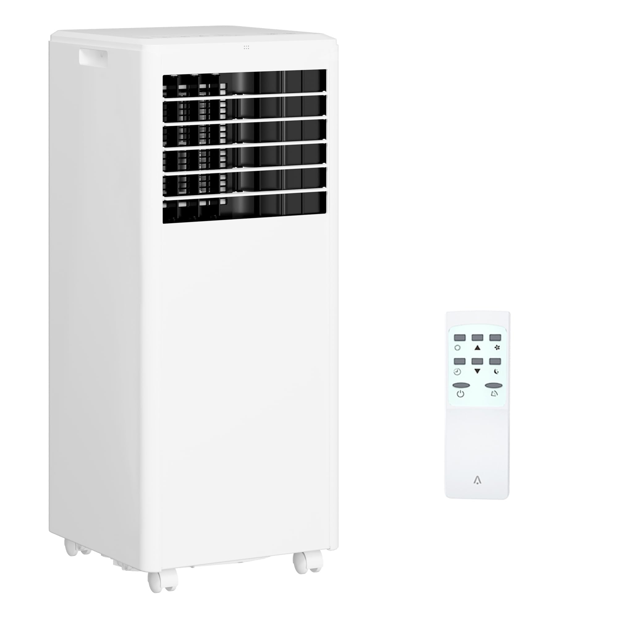 Portable 8000 BTU Air Conditioner with Dehumidifier Fan Cools Rooms Up to 300 Sq Ft Includes Remote Control