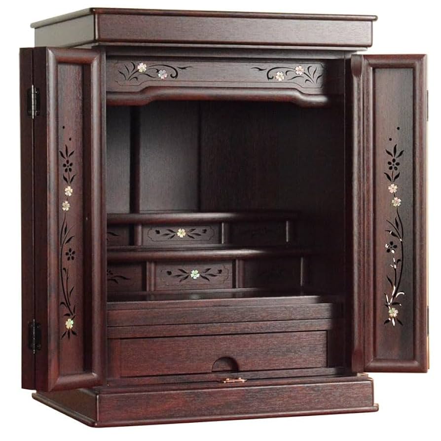 紫壇　花台 楽天市場】木製 花台 平板 黒壇調 12号 001-1009（華台） : 漆器