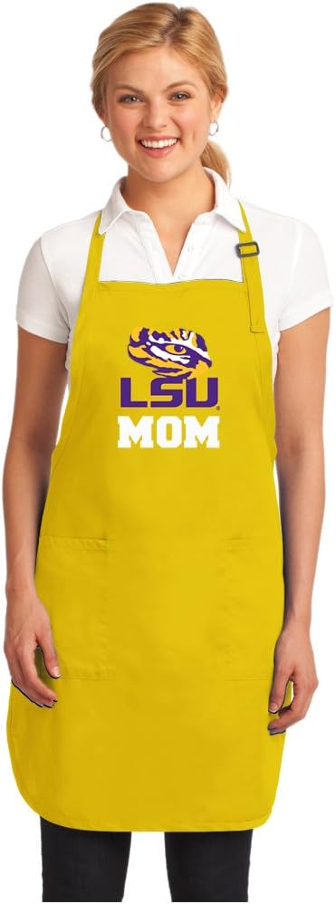 Broad Bay LSU Mom Aprons LSU Tigers Mom Apron MADE IN AMERICA