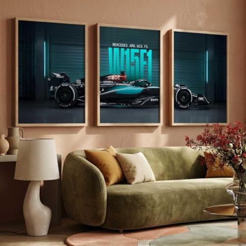 Image of HOMESY Sports Car Framed Posters Gift Items for Boys Room | Wall Decoration for Bedroom Living Room Office Gaming Room Decor | Sports Car Poster with Frame for Wall Decor Set Of 3 Size (10x13 inch, BROWN)