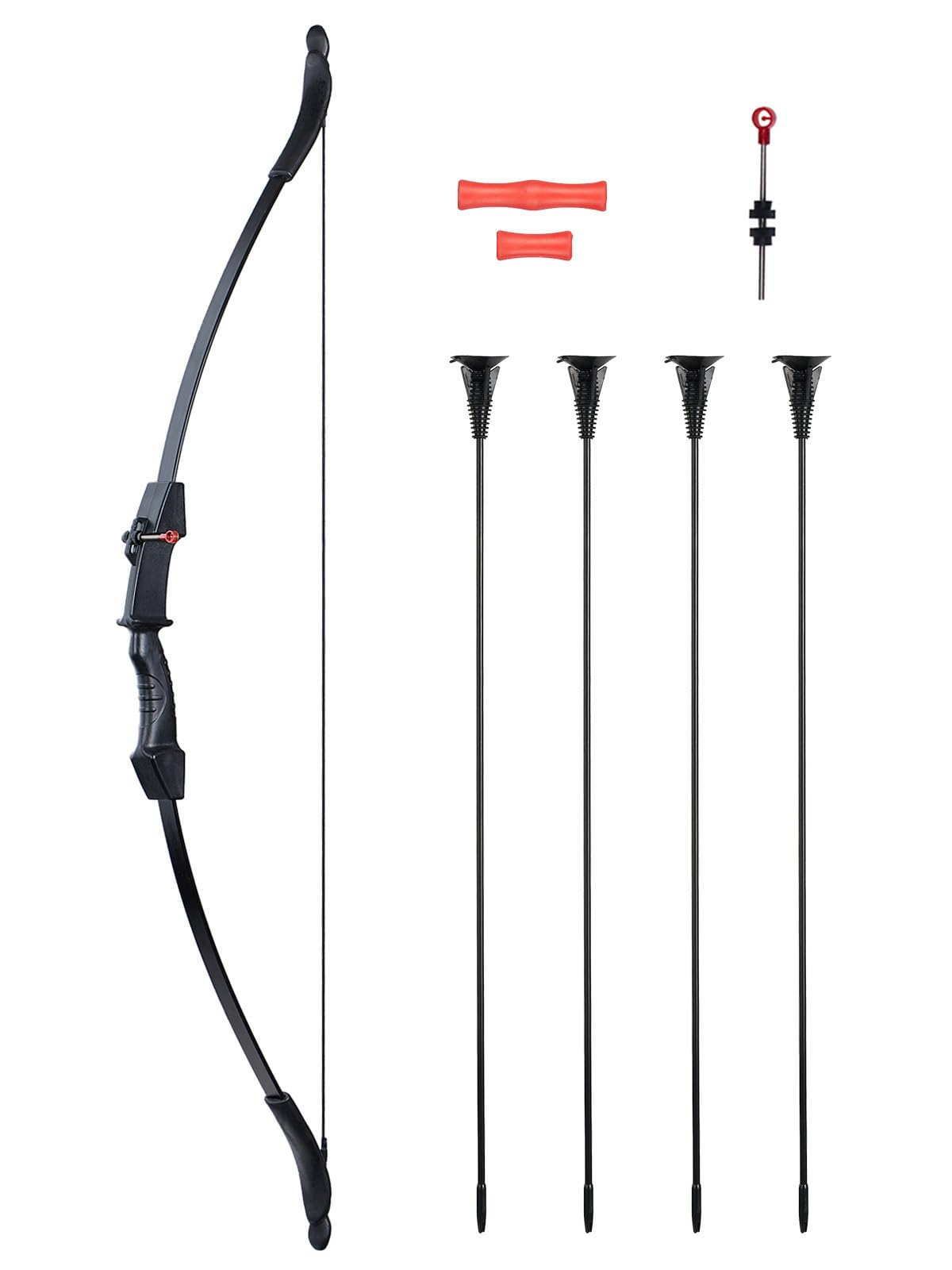 TOPARCHERY Youth Bow Archery Set Takedown Bow Arrows for Archery recurve Bow Kit Hunting Bow Gift Beginner Bow for Teens Right Left Handed for Sucker Arrows Archery Set