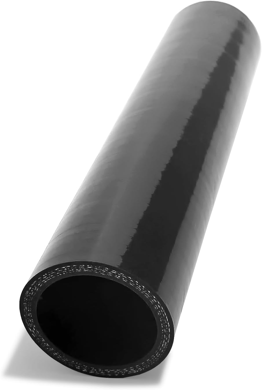 ID 1 3/4 inch Straight Coupler Silicone Hose 8 inch Length 4-Ply Reinforced Intake/Turbo/Intercooler Piping Tube with 2pcs 304 Stainless Steel Clamps