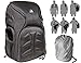 Produktbild Bodyguard Outdoor M Fotorucksack neu Modell 2018 Schnellzugriff # Stoß Protektor # Regenschutz # SLR-Kamerarucksack für DSLR mit angebautem Objektiv + 4 Objektive + Blitzgerät + Stativ-befestigung