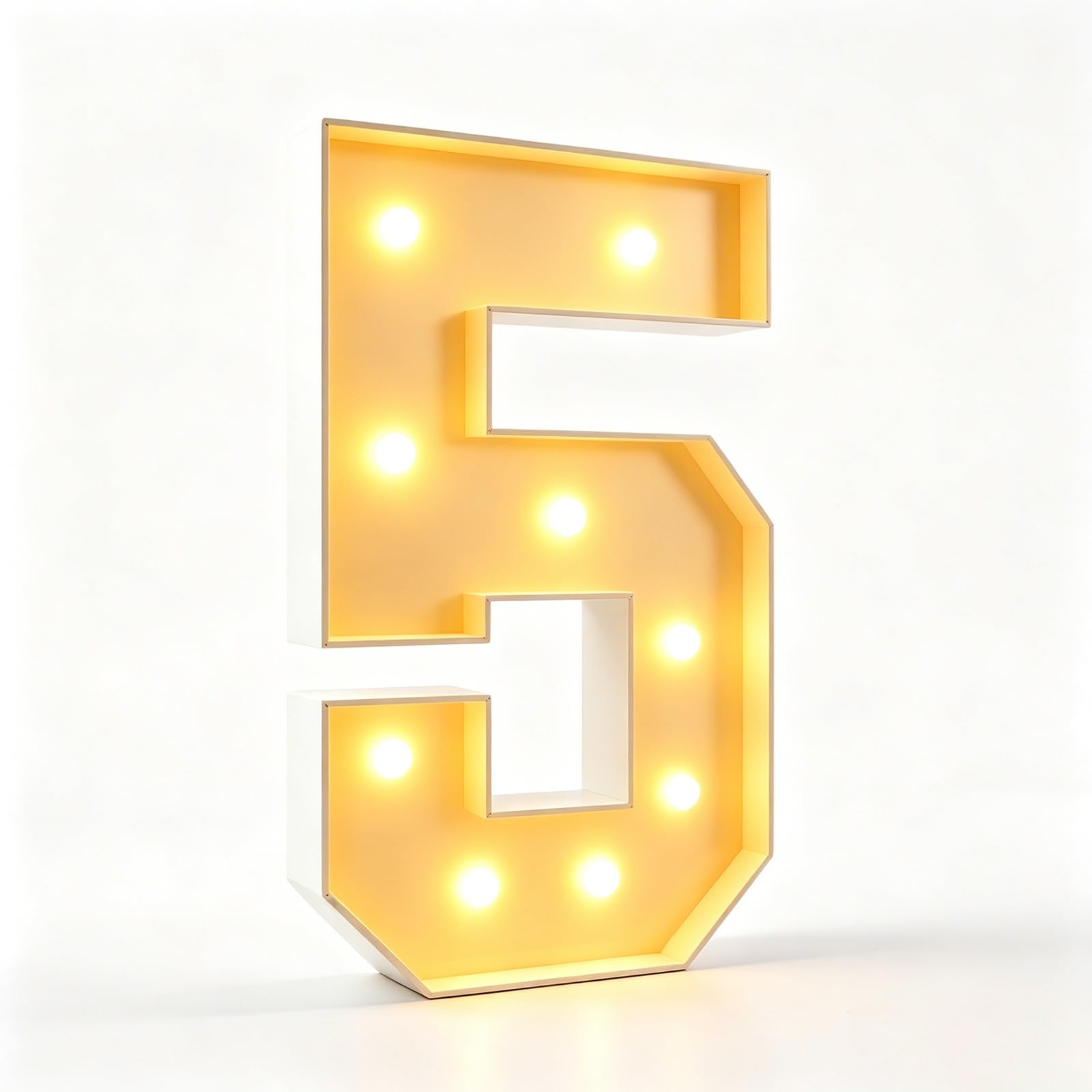 4FT Marquee Letters LED Light Up Letter(Number 5)