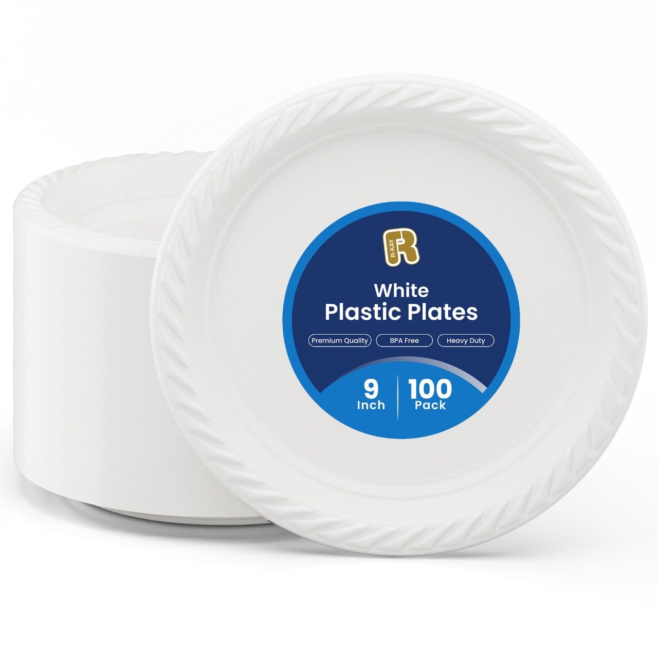 Disposable Plastic Bowls - 100 Count -8
