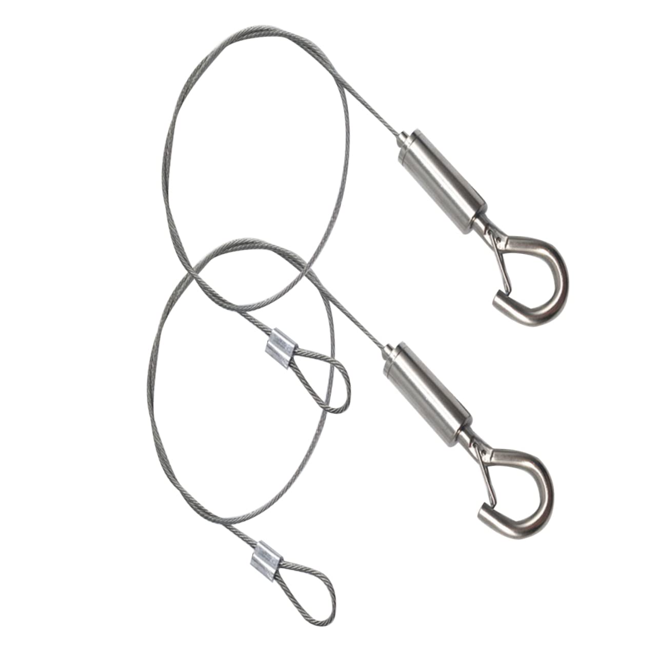 ARTIBETTER 2pcs Cable Hanging Wire Hanging Cable Sign Hanging Wire Suspension Cable Grow Light Chain Silver