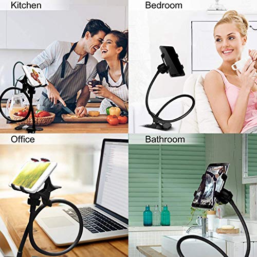 R Recomfit GOOSENECK PHONE HOLDER 360-Degree Rotating Universal Flexible Long Arm Mobile Phone Holder Mount Lazy Holder Kit Hands Free Mobile Phone Gooseneck Mount thumb #6