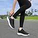 Beita Running Shoes for Women Non Slip Walking Sneakers Breathable Sports Shoes for Gym Travel Work Food Service Platform Comfortable All Day Lightweight Black White