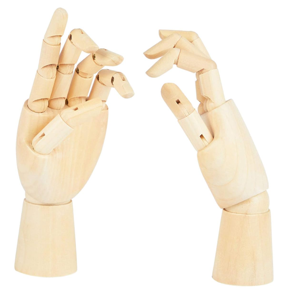 Modèle Articulé en Mobile de Main Articulation Bois , 2 Pièces , Mannequin