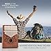 UNOKKI Kalimba Thumb Piano 17-Key - Dark Brown Mahogany Wood with Carrying Bag - Mini Piano & Percussion Instrument for Kids & Adults - Music Gift with Tuning Hammer