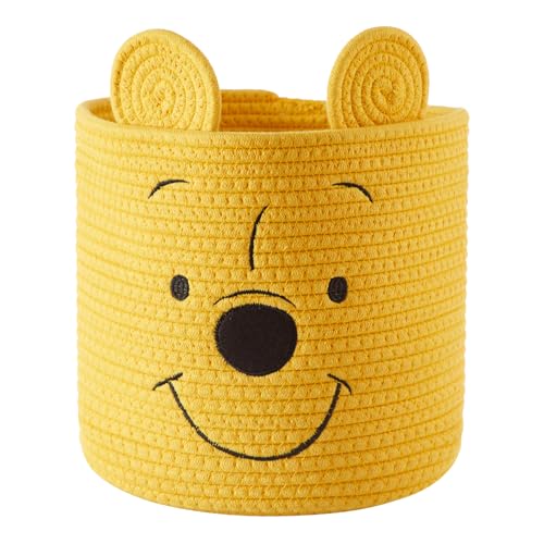 Image of Idea Nuova Disney Winnie the Pooh Figural Rope Storage Organizer Basket, 10" H x 10" W