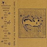 i practice saying sorry to you so i can do it in front of the mi