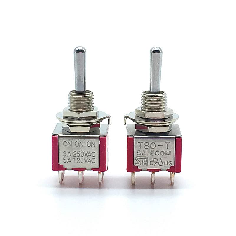 Amazon.com: T812 Locking Type Toggle Switch T80-T ON ON ON 3A/250V
