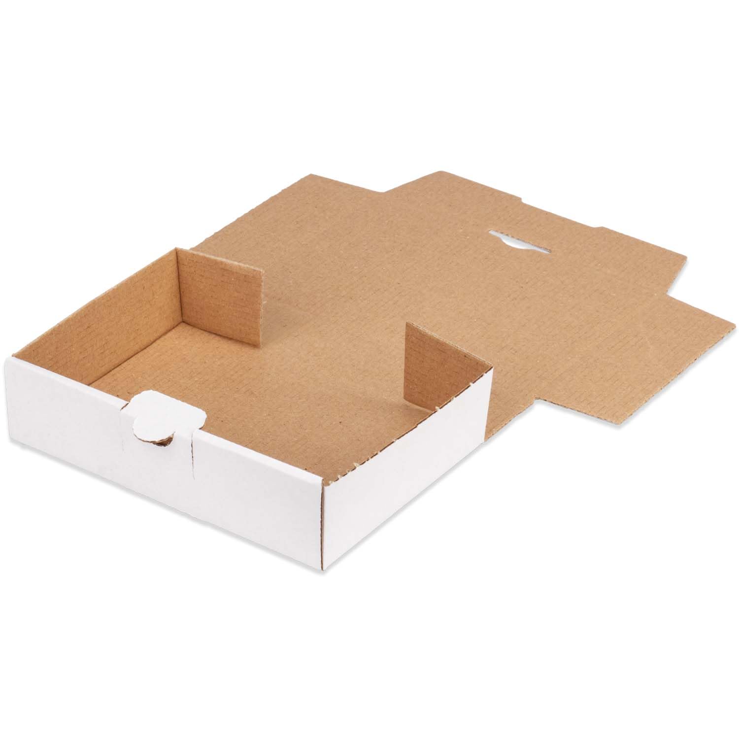 Maxibriefkartons 180 x 130 x 45 mm MB-2 weiß Maxibrief Karton Faltschachtel stabil Versandkarton für Post DHL Versand DIN A6 Warensendung Büchersendung Versandschachtel (1000 Stück)