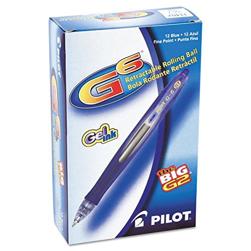PILOT G2 Premium Gel Pens, Fine Point 0.7mm, Blue Ink, 12-Pack - image 2