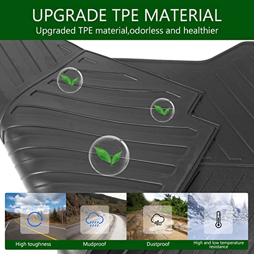 Xipoqix Fit Toyota Tacoma 2005-2023 Bed Mat 6Ft Long Bed Tpe Material Trunk Mat For 2005-2023 Toyota Tacoma Accessories (6Ft Bed Mat) #TOP4